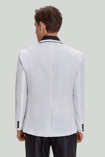 hvite menns 3 stykke sjal lapel ball dresser